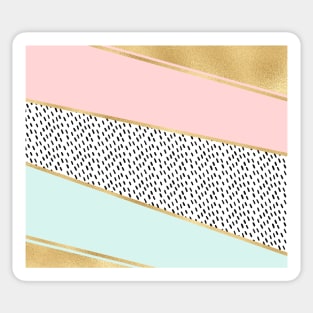 Golden pastel luminescence Sticker